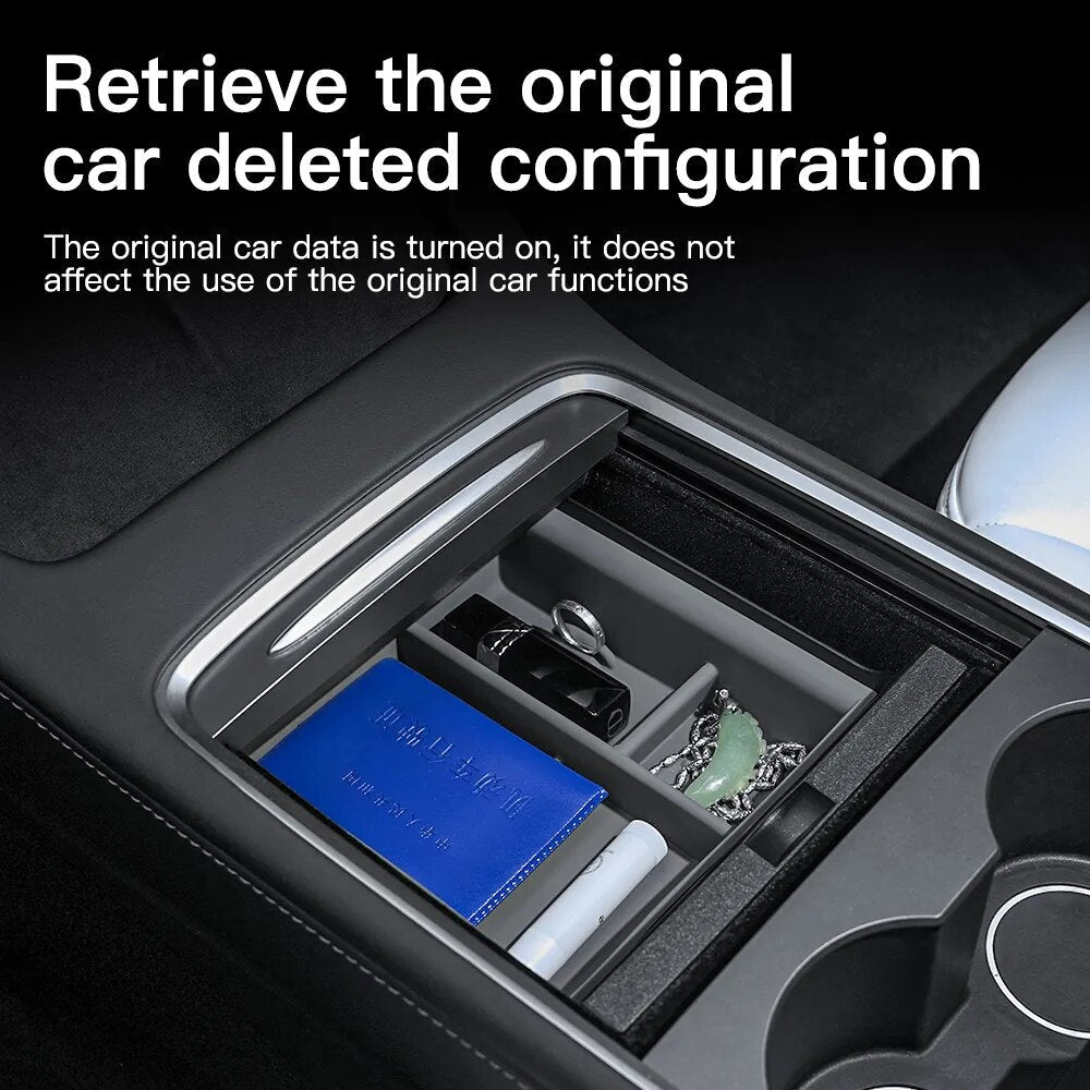 Tesla Model Storage Box Center Car