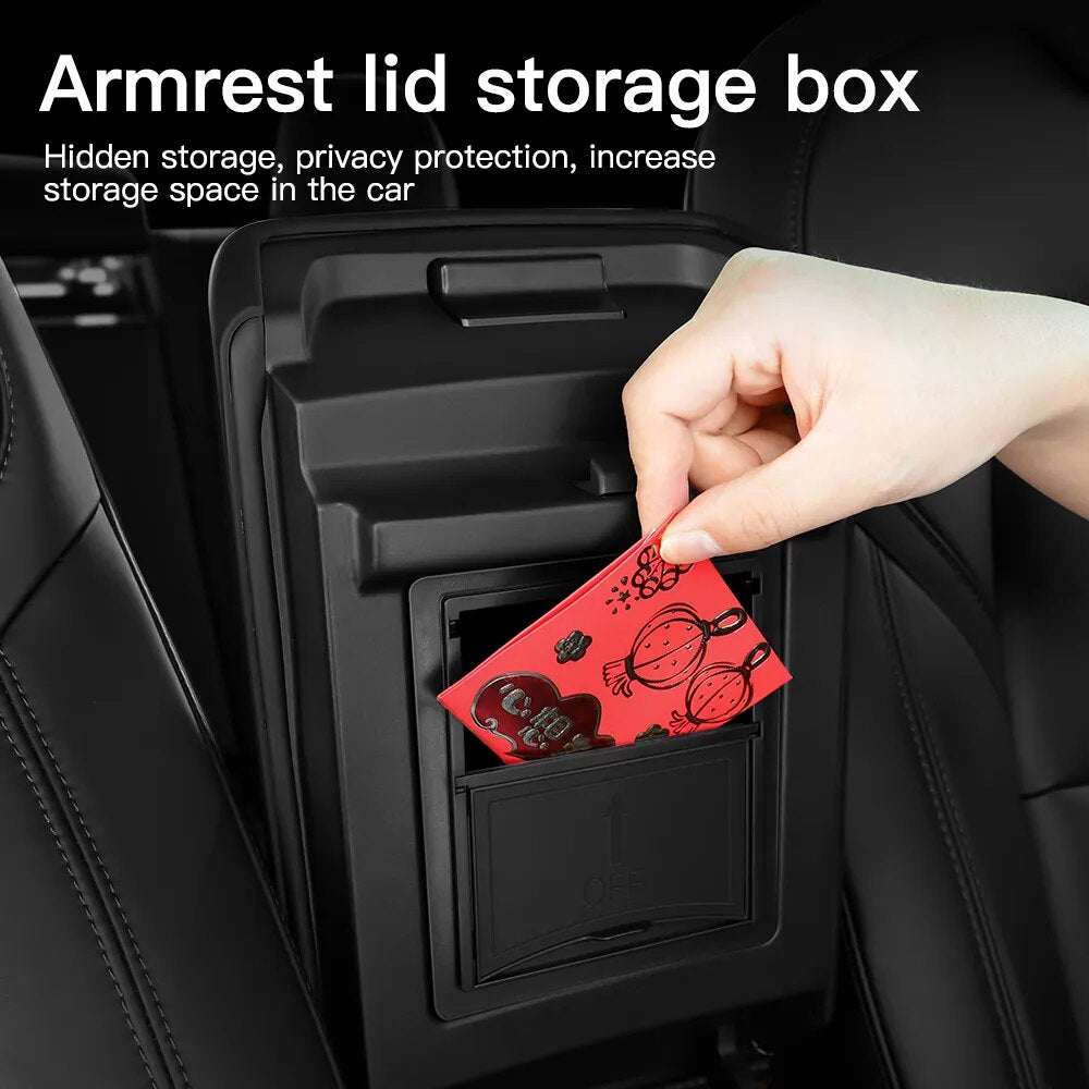 Tesla Model Storage Box Center Car